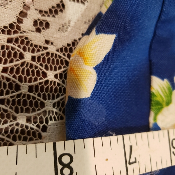 Vintage Hawaiian Coconut Girl Mini Bag Hibiscus Tropical Local Design - Picture 7 of 7